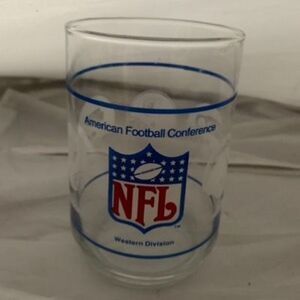 NFL AFC Western Division Glass Drink Tumbler